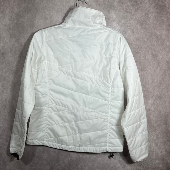 Flylow Piper Jacket Women Medium White Quarter Zip Puffer Insulated Pullover Ski - Picture 5 of 10